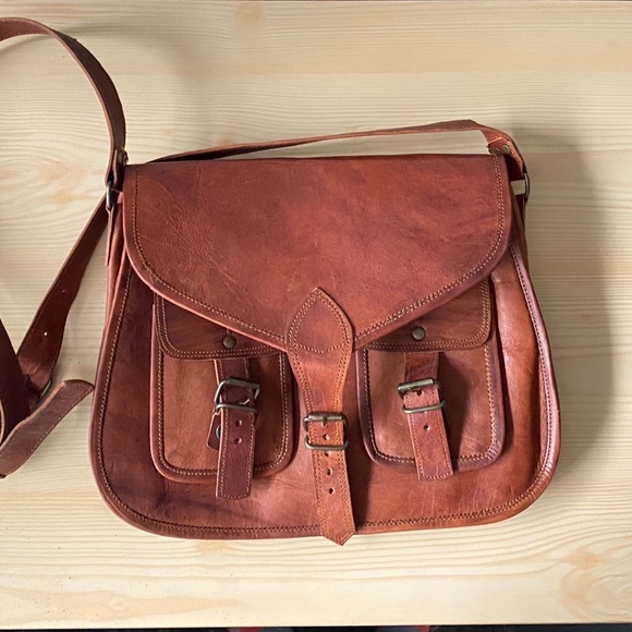 Komal’s Passion Leather Handbags - Komal’s Passion Leather Bag / Tote / Crossbody